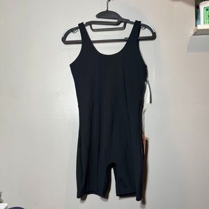Girlfriend Collective Black Bike Unitard